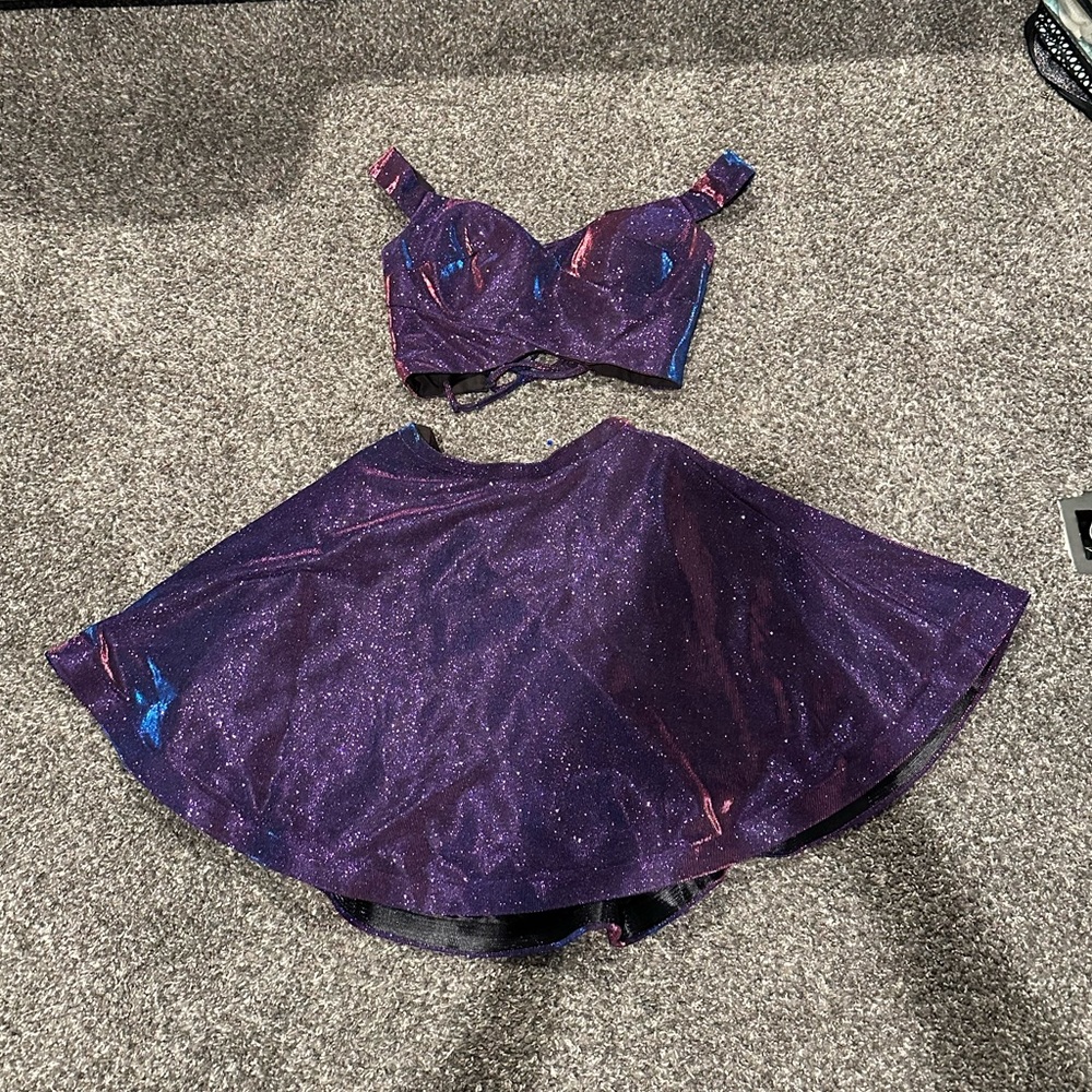 Iridescent Two Piece Dress